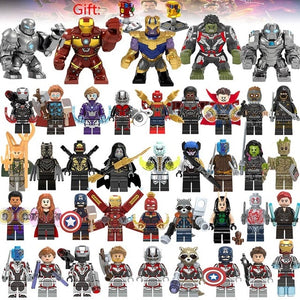 40Pcs/lot Super Heroes Marvel Avengers Character
