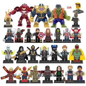 40Pcs/lot Super Heroes Marvel Avengers Character