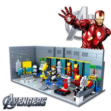 Load image into Gallery viewer, 503pcs Super Hero Iron Man Underground Laboratory Building