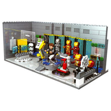 Load image into Gallery viewer, 503pcs Super Hero Iron Man Underground Laboratory Building