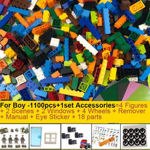 Load image into Gallery viewer, 1100/500 PCS Building Blocks Bricks Set